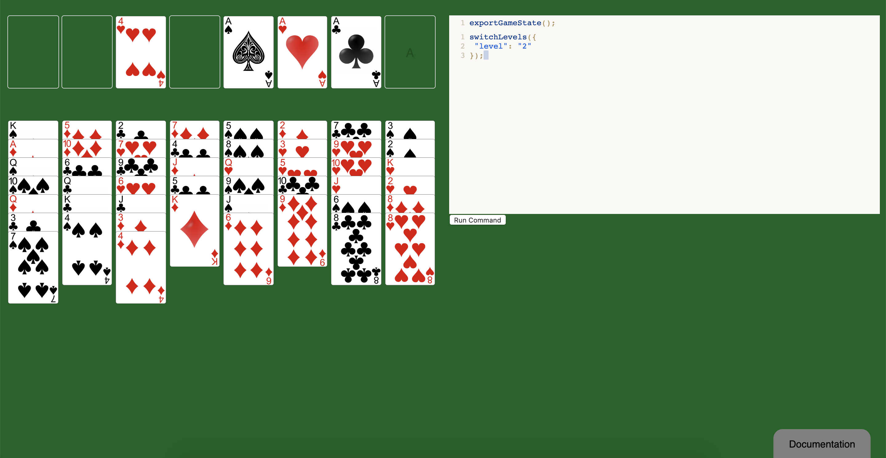 Solitaire Screen Capture